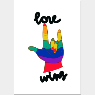 Love wins Posters and Art